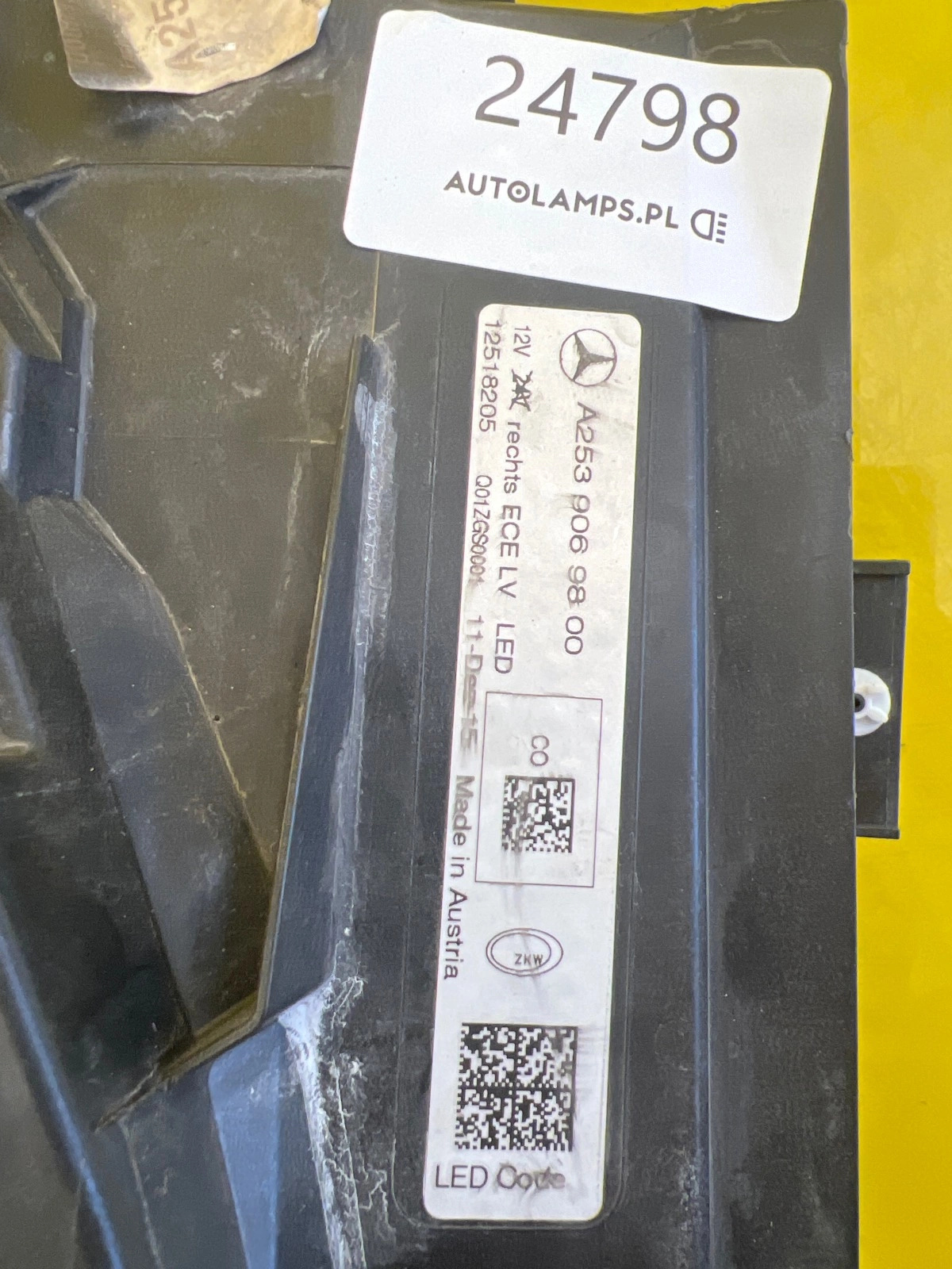 Reflektor Lampa Prawa Mercedes GLC W253 Full Led 15- A2539069800 Autolamps 2 Reflektor Lampa Prawa Mercedes GLC W253 Full Led 15- A2539069800