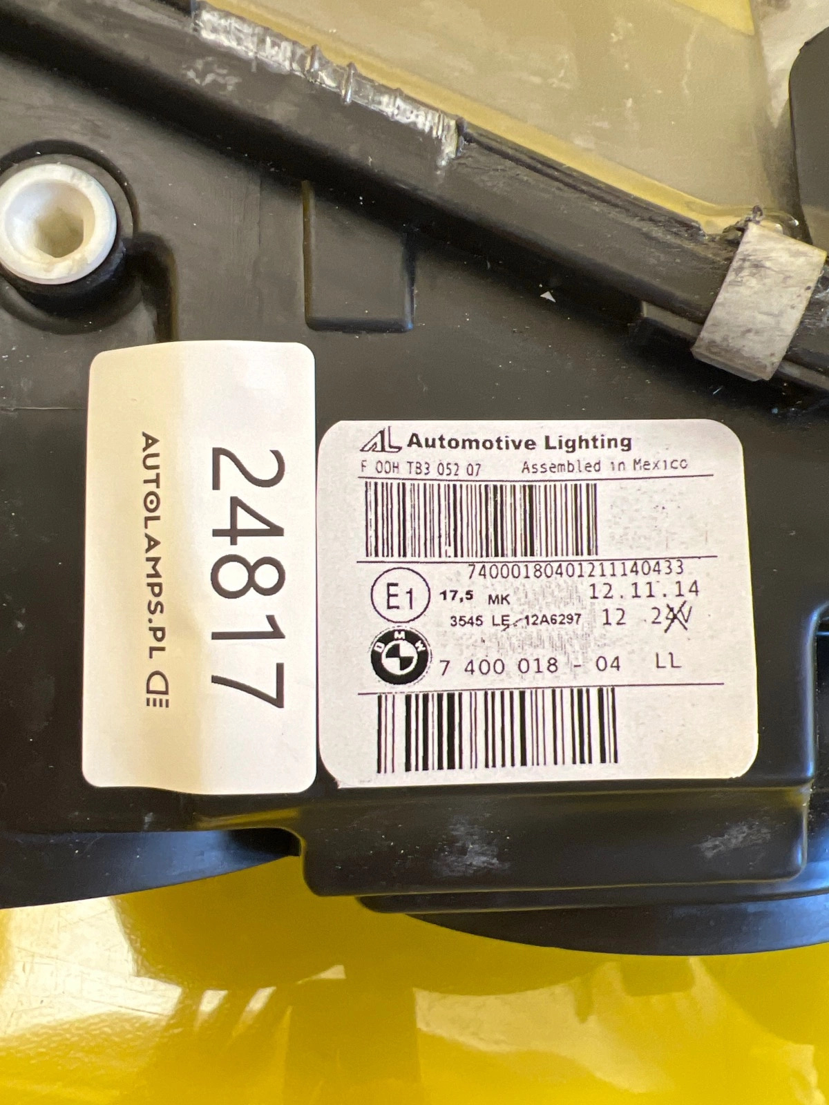 Reflektor Lampa Prawa BMW X3 F25 X4 F26 Bi-Xenon 7400018-04 Nieskrętna Autolamps 2 Reflektor Lampa Prawa BMW X3 F25 X4 F26 Bi-Xenon 7400018-04 Nieskrętna