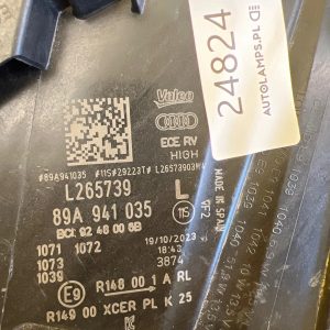 Reflektor Lampa Lewa Audi Q4 E-Tron Matrix Full-Led 89A941035