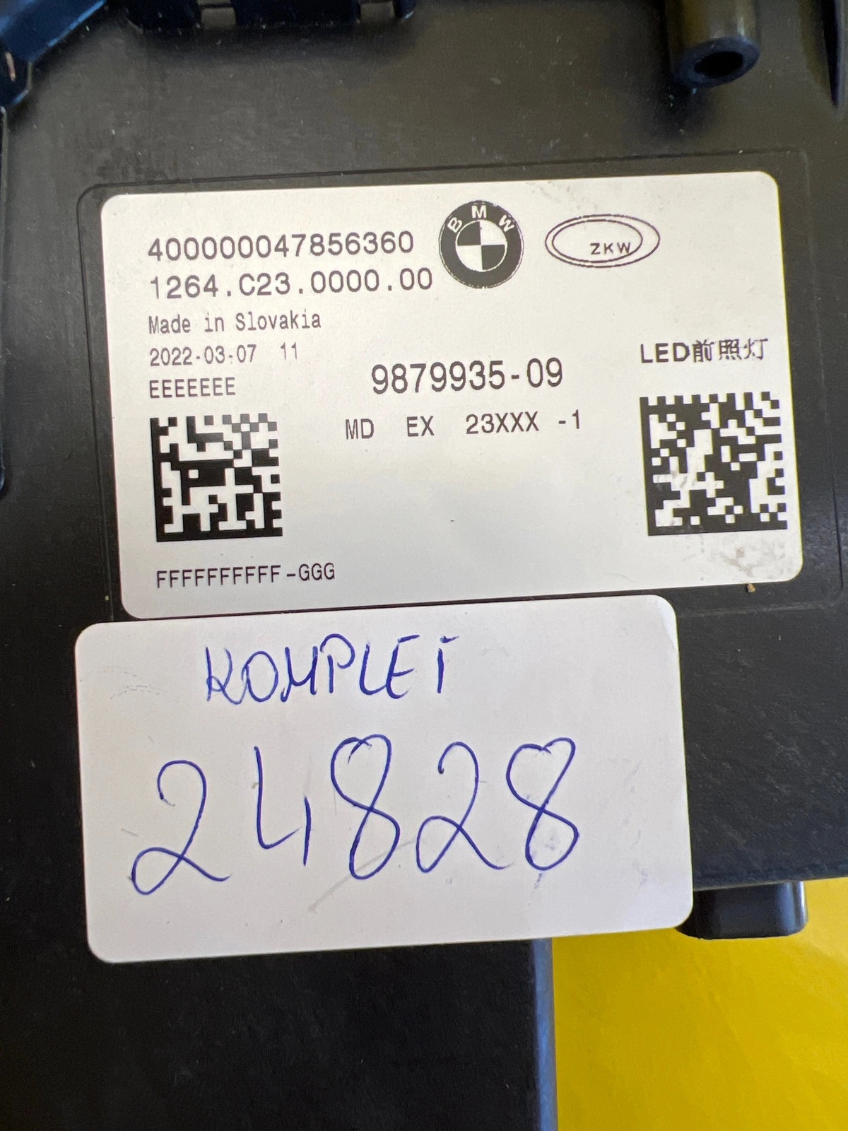 Reflektor Lampa Lewa BMW 7 G70 + Led Full Led 9879935-09 5A4FF47-01 Crystal 2022- Autolamps 3 Reflektor Lampa Lewa BMW 7 G70 + Led Full Led 9879935-09 5A4FF47-01 Crystal 2022-