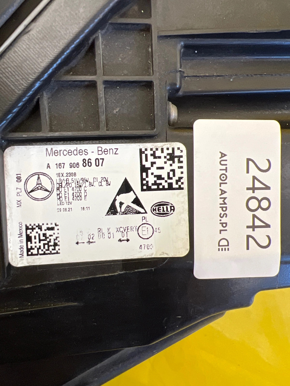 Reflektor Lampa Prawa Mercedes GLE W167 Full Led Multibeam A1679068607 Autolamps 2 Reflektor Lampa Prawa Mercedes GLE W167 Full Led Multibeam A1679068607