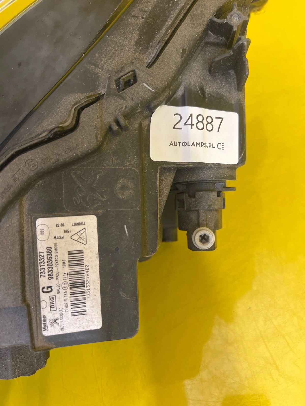 Reflektor Lampa Lewa Peugeot 208 Led 19- 73313327 9833036380 Autolamps 2 Reflektor Lampa Lewa Peugeot 208 Led 19- 73313327 9833036380