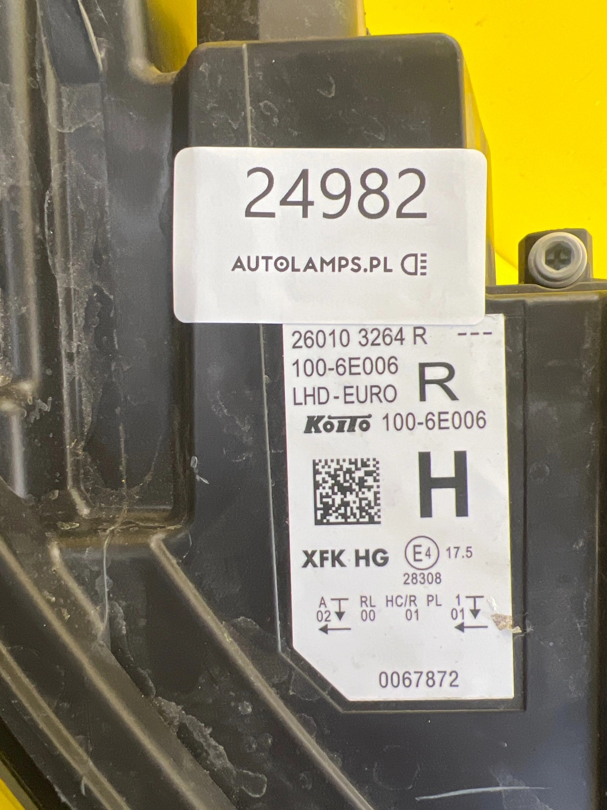 Reflektor Lampa Prawa Renault Kangoo IV 4 Full Led 260103264R Autolamps 2 Reflektor Lampa Prawa Renault Kangoo IV 4 Full Led 260103264R