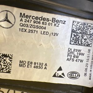 Reflektor Lampa Lewa Mercedes GLA W247 X247 Full Led A2479066301KZ