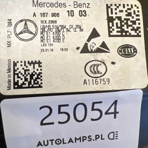 Reflektor Lampa Prawa Mercedes GLE W167 Full Led A1679061003