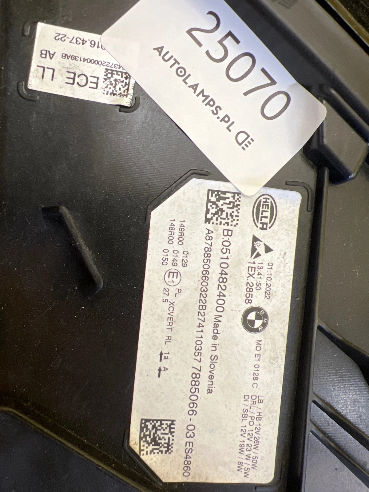 Reflektor Lampa Prawa BMW G20 G21 LCI Lift Full Led Shadow Black 7885066-03 Autolamps 2 Reflektor Lampa Prawa BMW G20 G21 LCI Lift Full Led Shadow Black 7885066-03