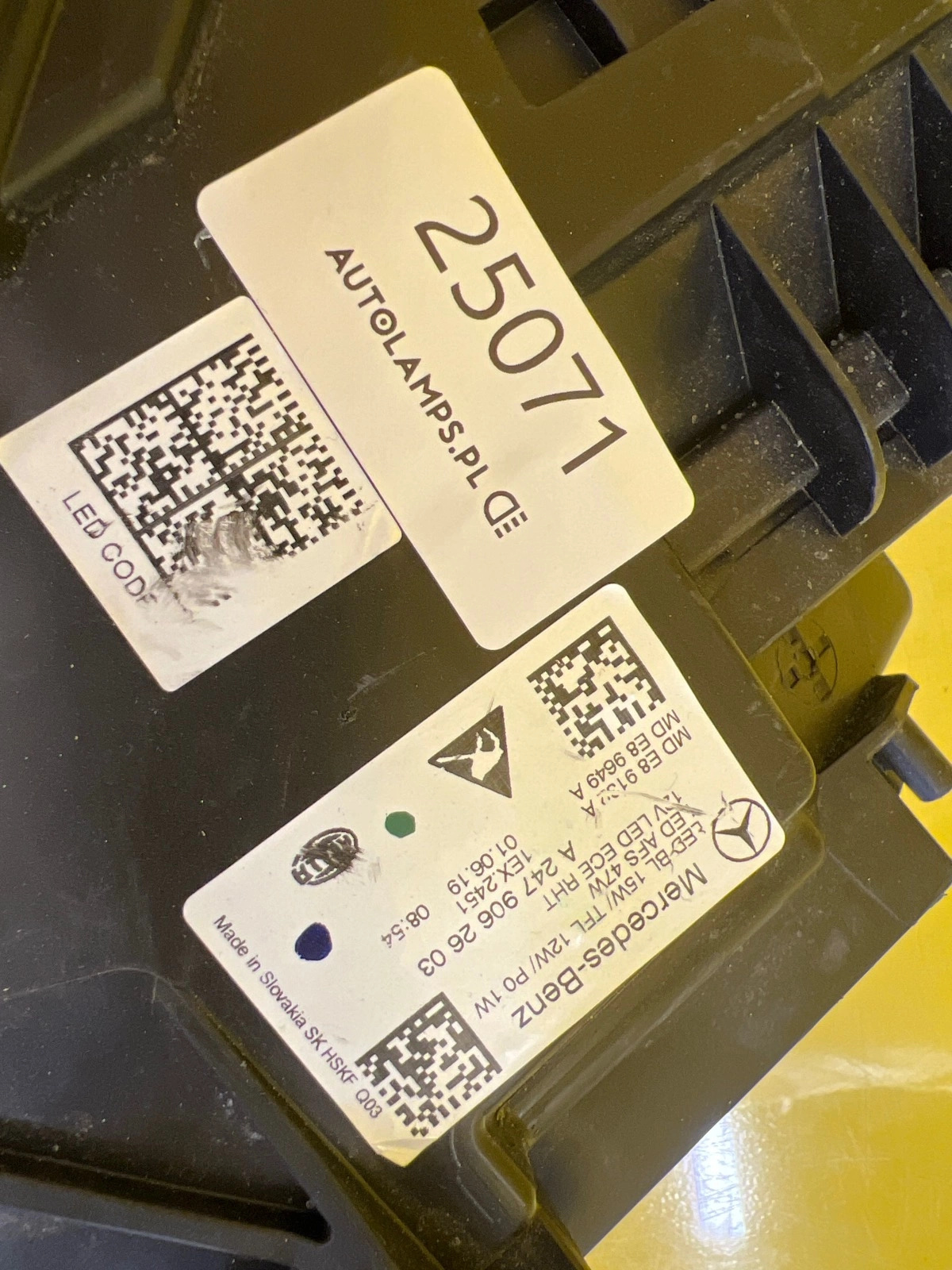 Reflektor Lampa prawa Mercedes B-Klasa W247 Lift Full Led A2479062603 Autolamps 2 Reflektor Lampa prawa Mercedes B-Klasa W247 Lift Full Led A2479062603