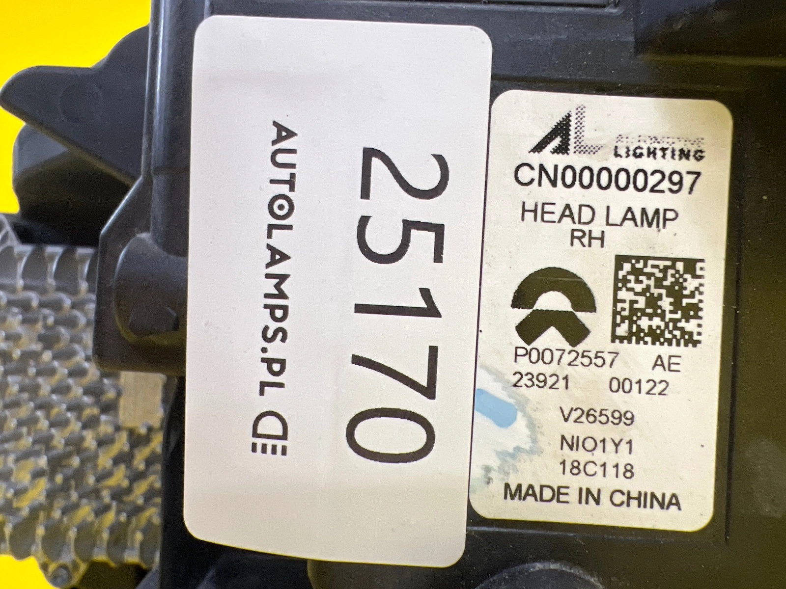 Reflektor Lampa Prawa Nio ES8 Full Led CN000000297 Autolamps 2 Reflektor Lampa Prawa Nio ES8 Full Led CN000000297