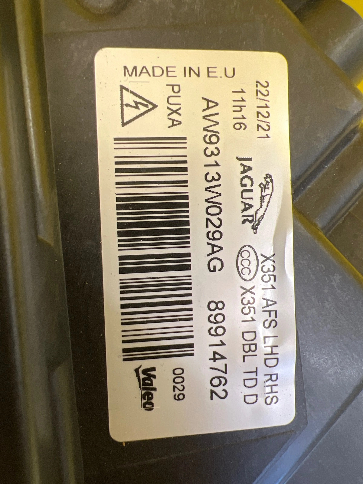 Reflektor Lampa Prawa Jaguar XJ X351 09-13 Xenon Led AW9313W029AG Autolamps 2 Reflektor Lampa Prawa Jaguar XJ X351 09-13 Xenon Led AW9313W029AG