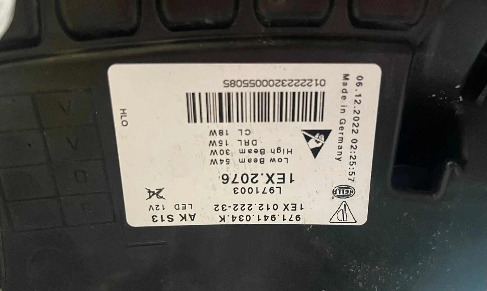 Reflektor Lampa Prawa Porsche Panamera II 971941034K Autolamps 6 Reflektor Lampa Prawa Porsche Panamera II 971941034K