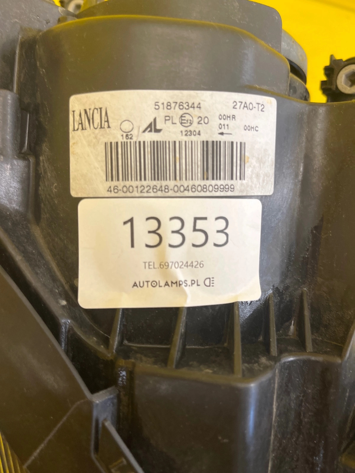 Reflektor Lampa Prawa LANCIA DELTA 3 08-14 Autolamps 2 Reflektor Lampa Prawa LANCIA DELTA 3 08-14