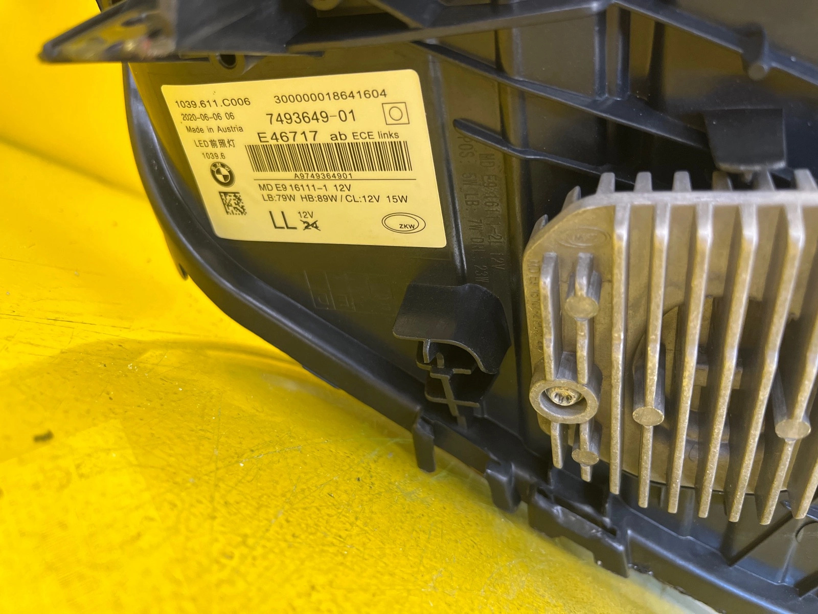 Reflektor Lampa Lewa BMW 5 G30 G31 F90 Full Led Adaptive 7493649-01 Autolamps 4 Reflektor Lampa Lewa BMW 5 G30 G31 F90 Full Led Adaptive 7493649-01