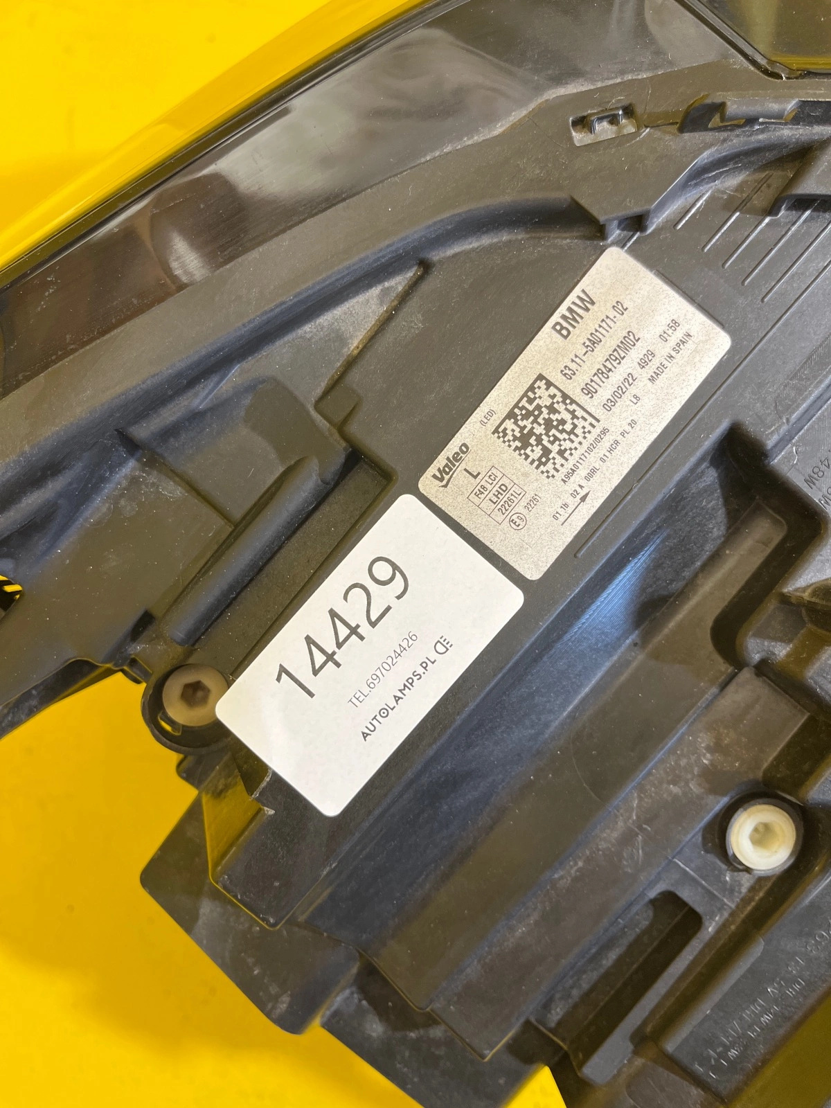 Reflektor LAMPA LEWA BMW X1 F48 LCI FULL LED 5A01171-02 Autolamps 2 Reflektor LAMPA LEWA BMW X1 F48 LCI FULL LED 5A01171-02