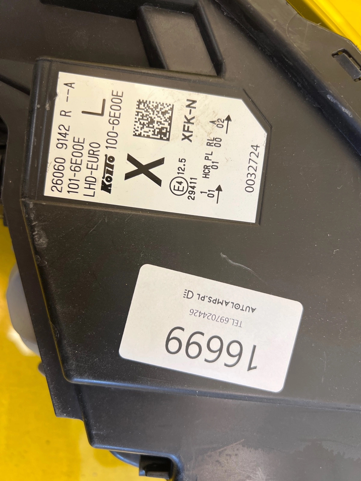 Reflektor Lampa Lewa NISSAN TOWNSTAR 21- LED 260609142R Autolamps 2 Reflektor Lampa Lewa NISSAN TOWNSTAR 21- LED 260609142R