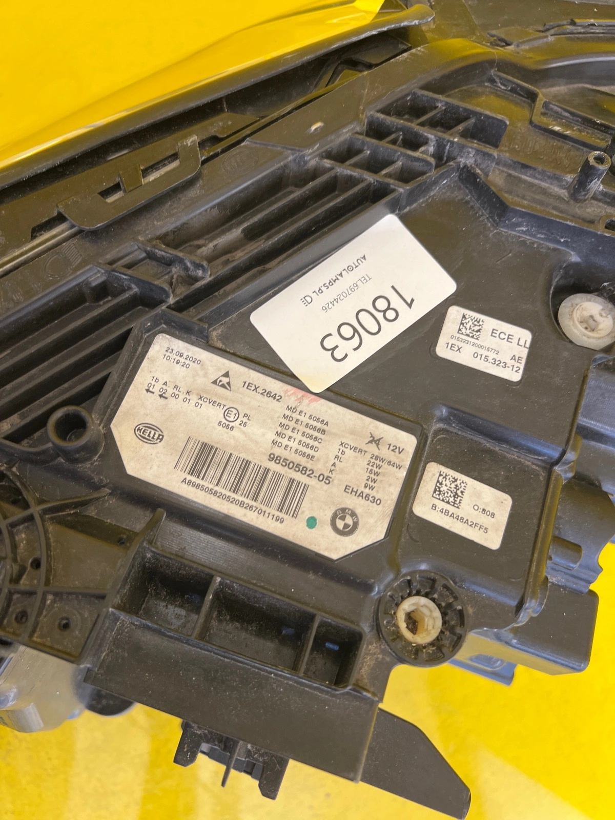 Reflektor Lampa Prawa BMW 5 G30 G31 LIFT FULL LED 9850582-05 Autolamps 2 Reflektor Lampa Prawa BMW 5 G30 G31 LIFT FULL LED 9850582-05