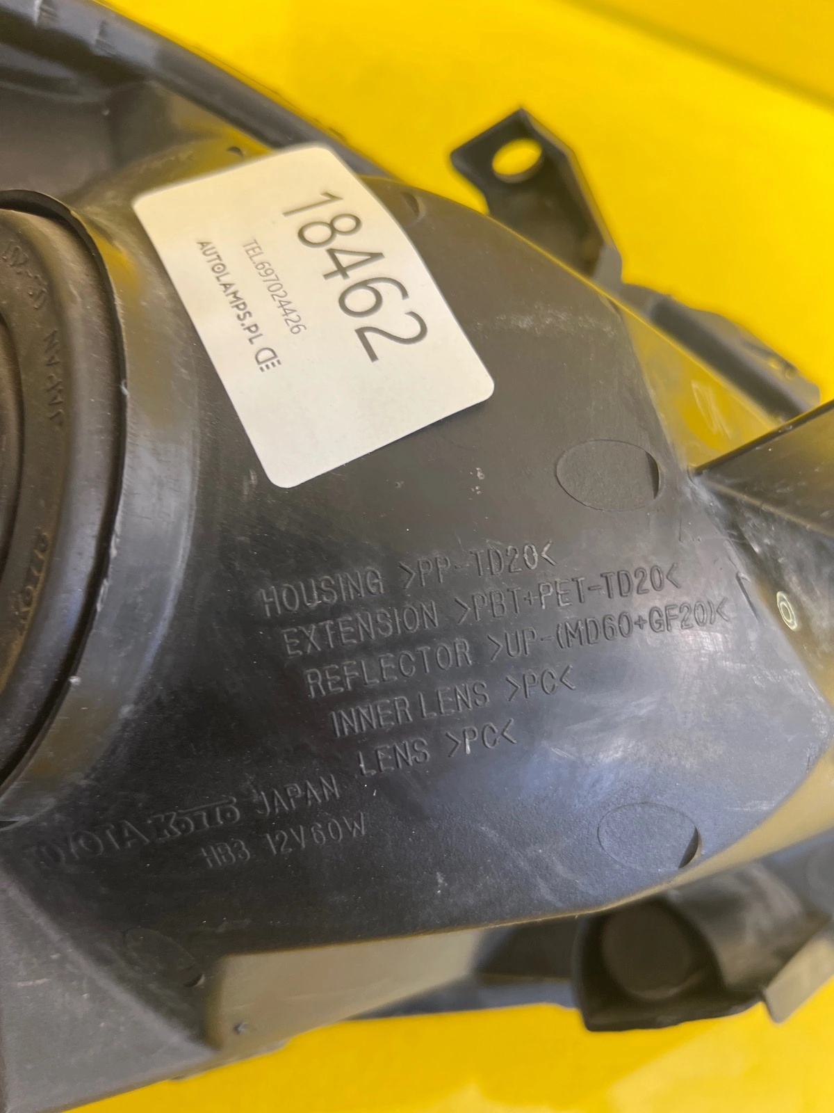 Reflektor Lampa Lewa TOYOTA PRIUS III 09-14 Autolamps 3 Reflektor Lampa Lewa TOYOTA PRIUS III 09-14