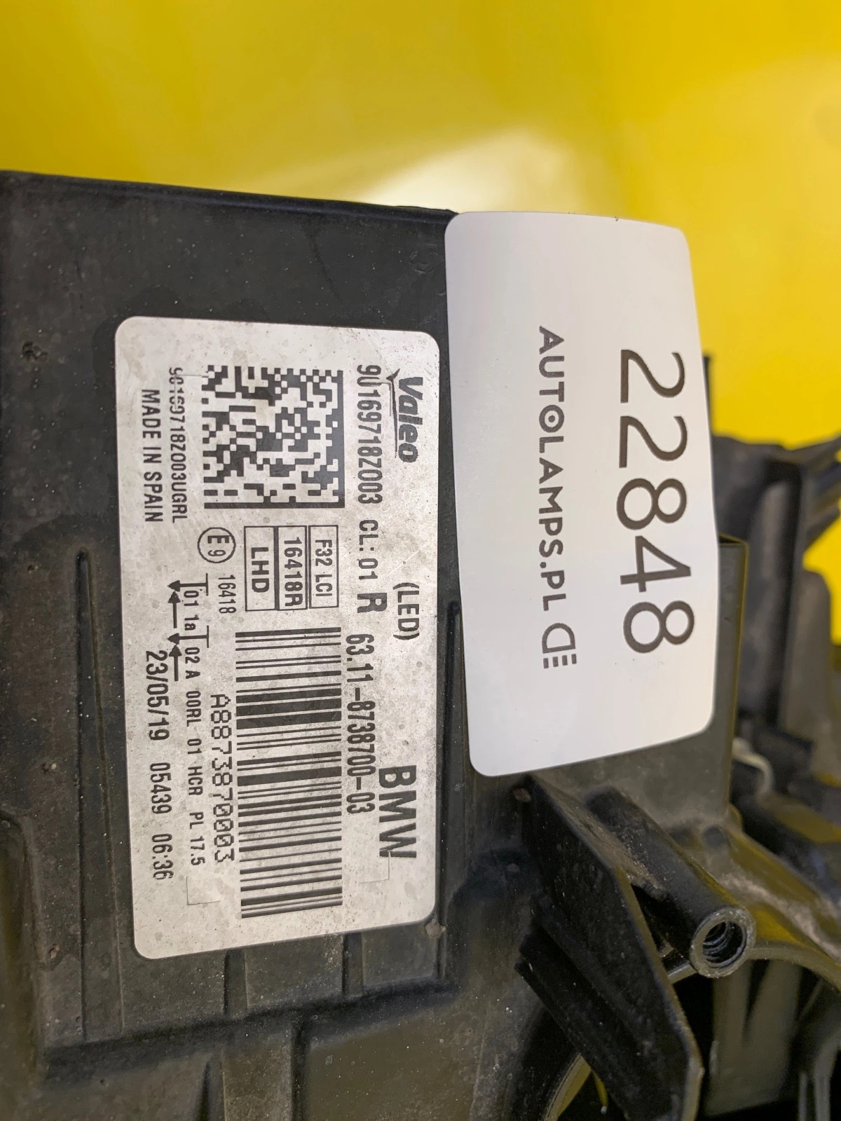 Reflektor Lampa prawa BMW 4 F32 F33 F36 LCI Led 8738700-03 Autolamps 2 Reflektor Lampa prawa BMW 4 F32 F33 F36 LCI Led 8738700-03