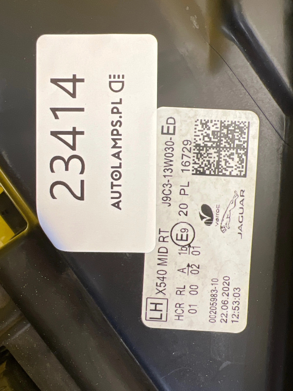 Reflektor Lampa Lewa Jaguar E-Pace Full Led J9C3-13W030-ED Autolamps 2 Reflektor Lampa Lewa Jaguar E-Pace Full Led J9C3-13W030-ED