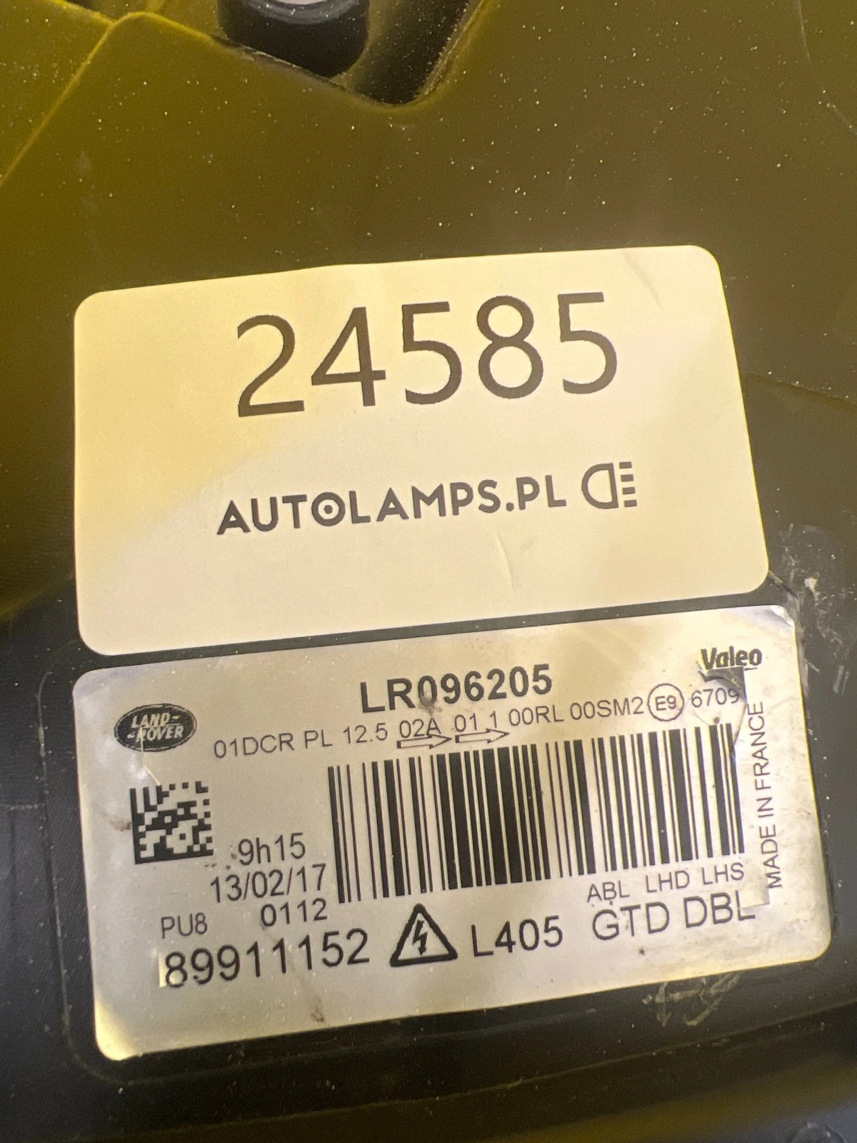 Reflektor Lampa Lewa Range Rover Vogue L405 Bi-Xenon CK52-13W030-KE Autolamps 2 Reflektor Lampa Lewa Range Rover Vogue L405 Bi-Xenon CK52-13W030-KE
