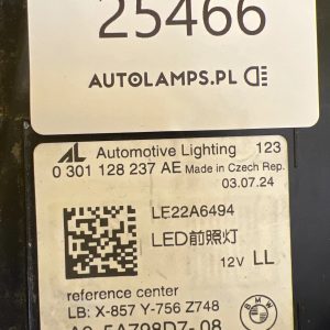 Reflektor Lampa Lewa BMW 5 G60 G61 Full Led Shadow Czarna