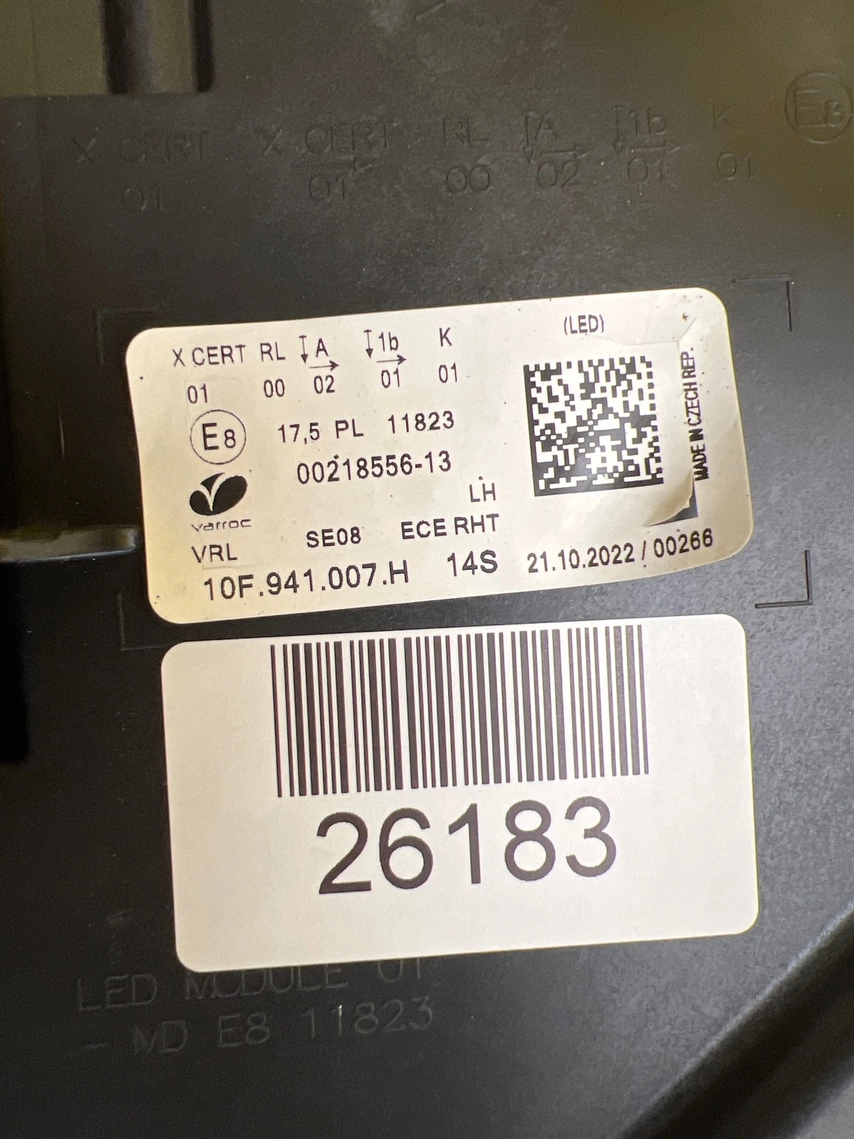 Reflektor Lampa Lewa Seat Cupra Born Full Led 10F941007H Autolamps 2 Reflektor Lampa Lewa Seat Cupra Born Full Led 10F941007H