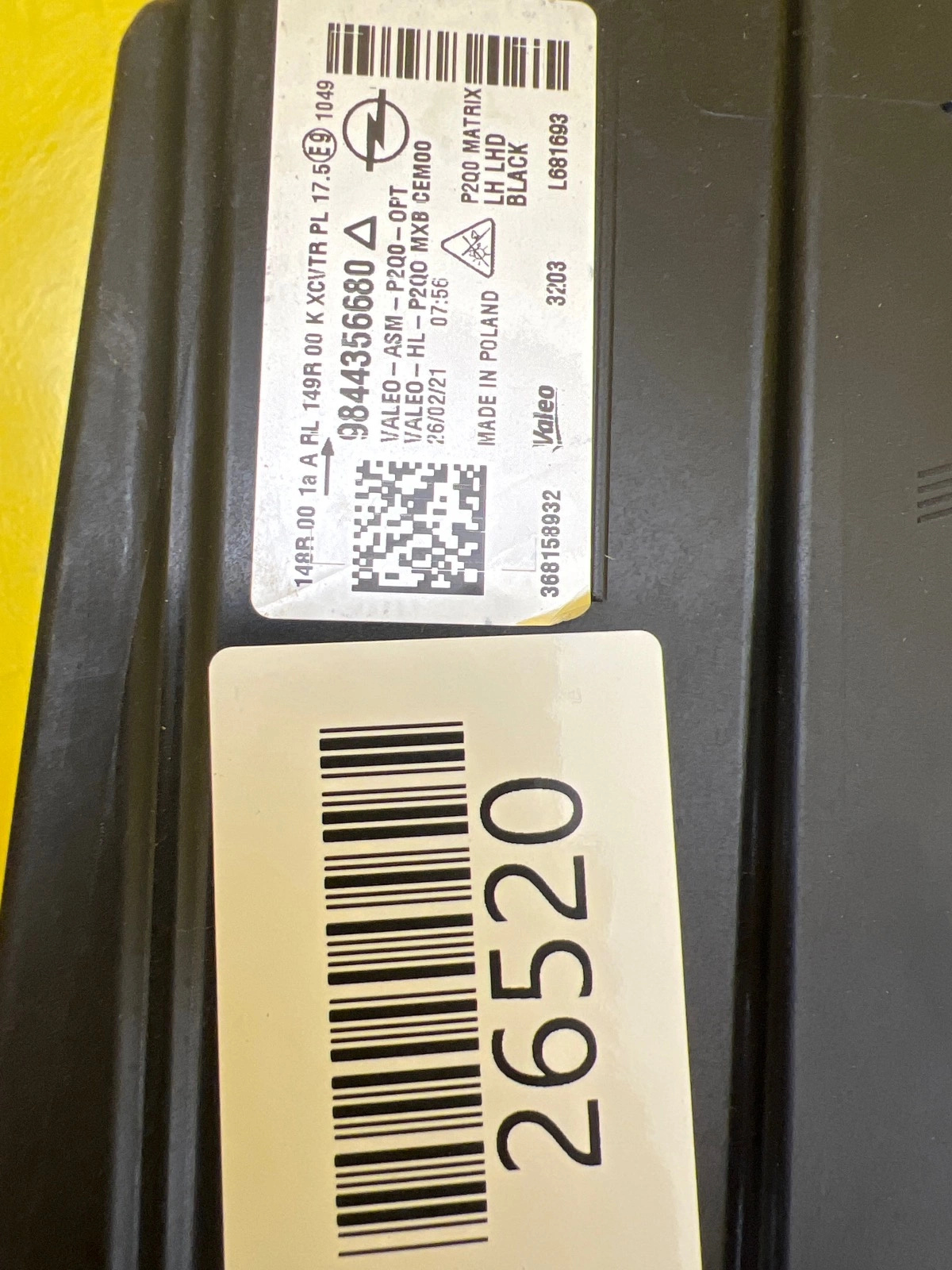 Reflektor Opel Mokka B II 2 Lampa Przód Lewa Full Led Matrix 9844356680 Autolamps 2 Reflektor Opel Mokka B II 2 Lampa Przód Lewa Full Led Matrix 9844356680