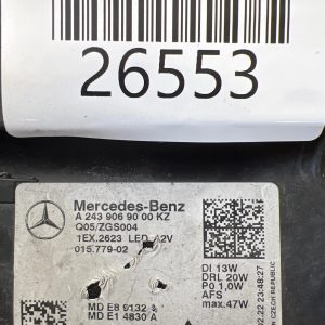 Reflektor Lampa Prawa Mercedes EQB EQA W243 Full Led A2439069000