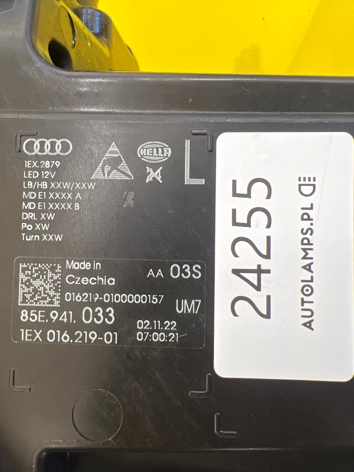 Reflektor Lampa Lewa Audi A6 E-Tron Full Led 85E941033 Autolamps 2 Reflektor Lampa Lewa Audi A6 E-Tron Full Led 85E941033