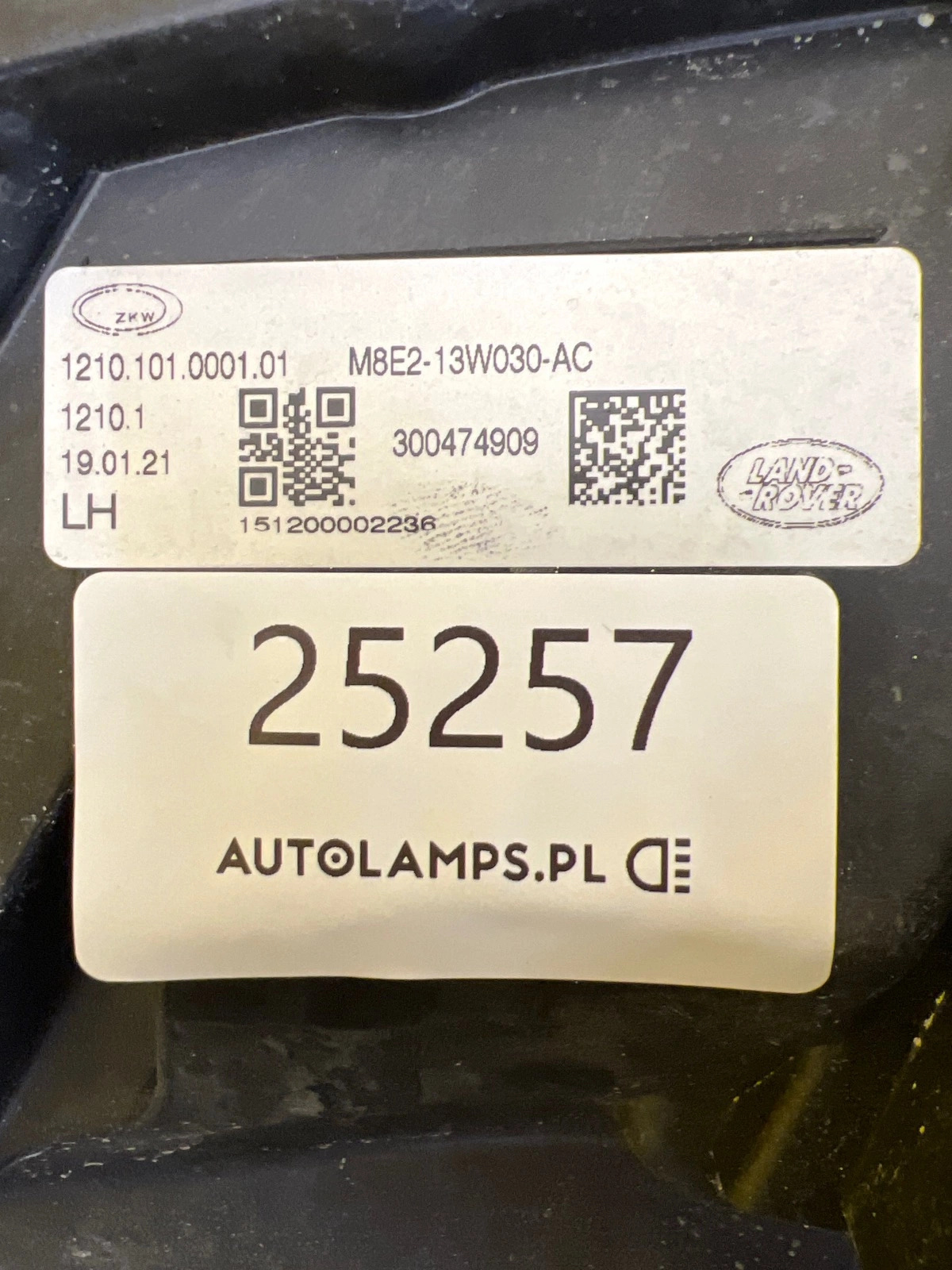 Reflektor Lampa Lewa Range Rover L460 Full Led M8E2-13W030-AC Autolamps 2 Reflektor Lampa Lewa Range Rover L460 Full Led M8E2-13W030-AC