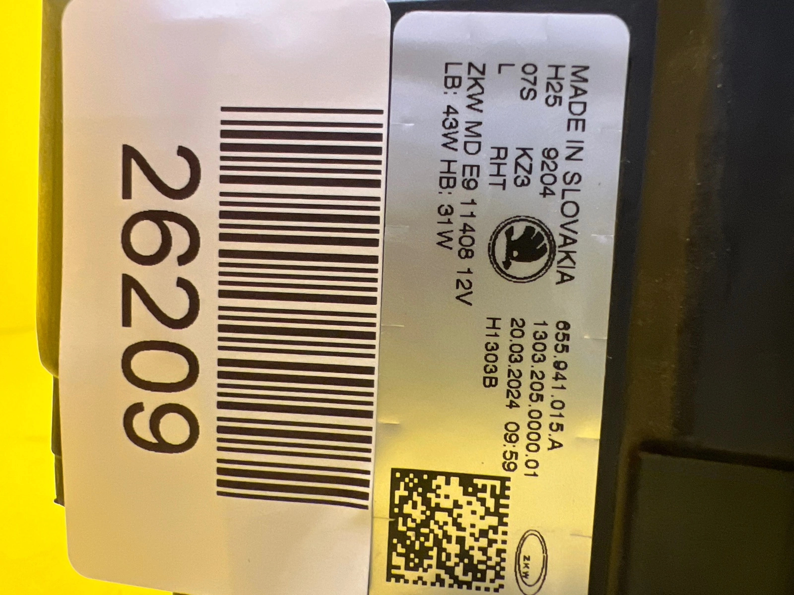 Reflektor Lampa Lewa Skoda Scala Lift Full Led 655941015A Autolamps 2 Reflektor Lampa Lewa Skoda Scala Lift Full Led 655941015A