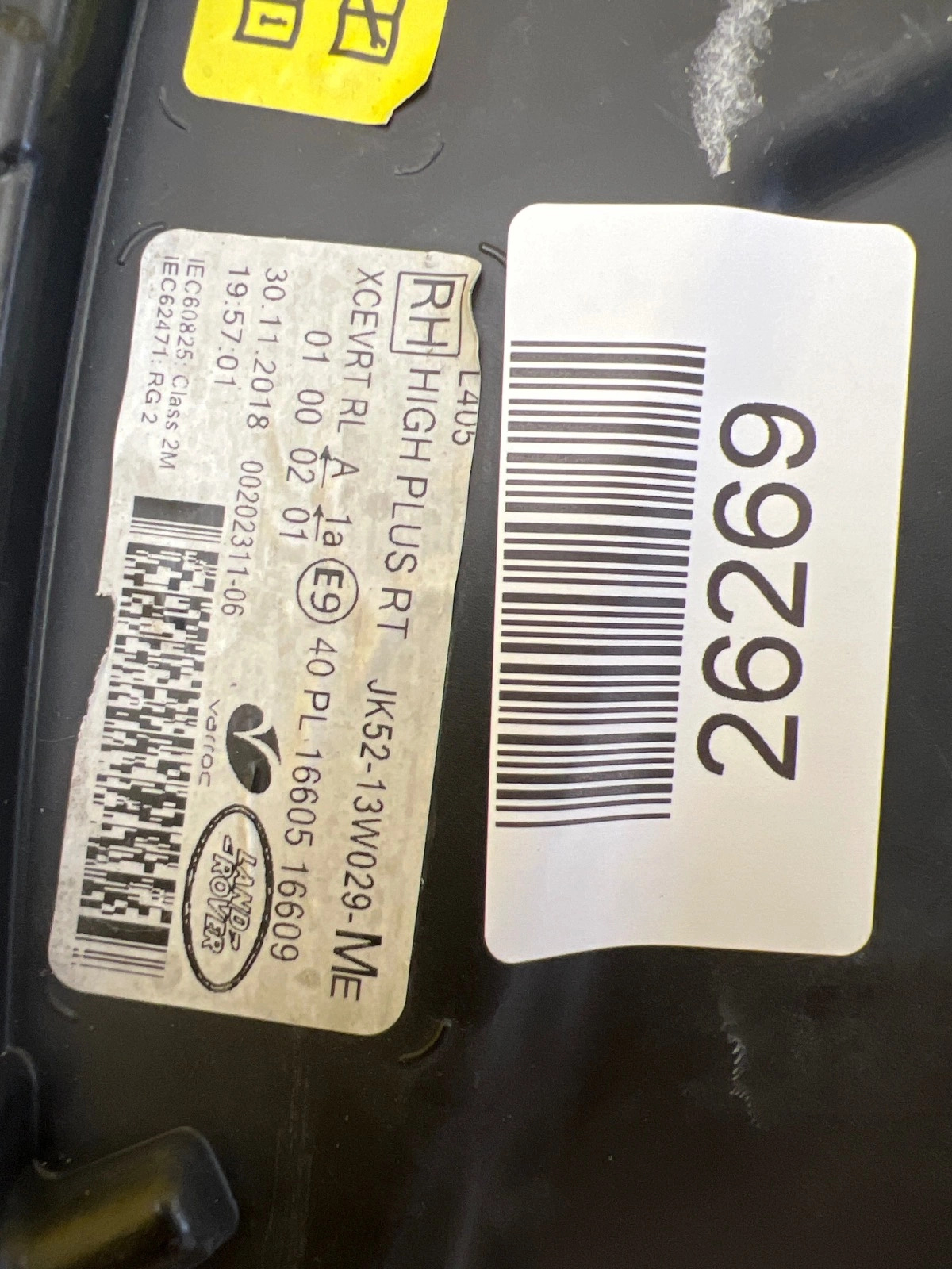 Reflektor Lampa Prawa Range Rover L405 Led High Plus 18- JK52-13W030-ME Autolamps 2 Reflektor Lampa Prawa Range Rover L405 Led High Plus 18- JK52-13W030-ME