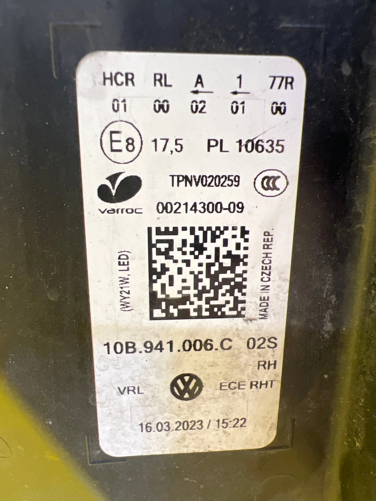 Reflektor VW ID.3 ID 3 10B IQ Lampa Przednia Prawa Full Led 10B941006C Autolamps 2 Reflektor VW ID.3 ID 3 10B IQ Lampa Przednia Prawa Full Led 10B941006C