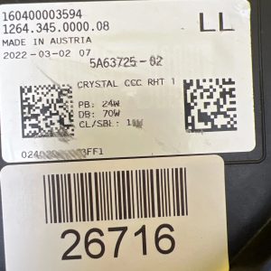 Reflektor Lampa Lewa BMW 7 G70 Full Led Crystal 5A63725-02 2022-