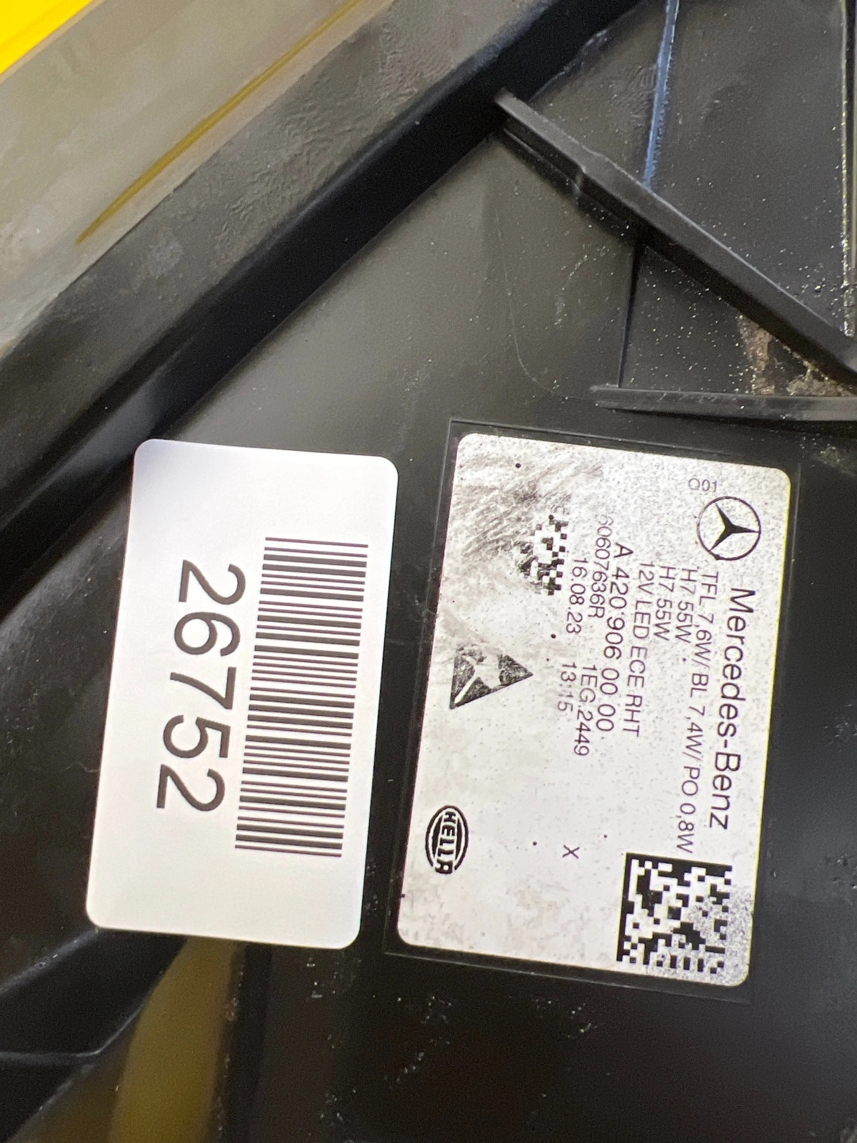 Reflektor Lampa prawa Mercedes Citan II W420 Zwykła H7 z LED A4209060000 Autolamps 2 Reflektor Lampa prawa Mercedes Citan II W420 Zwykła H7 z LED A4209060000