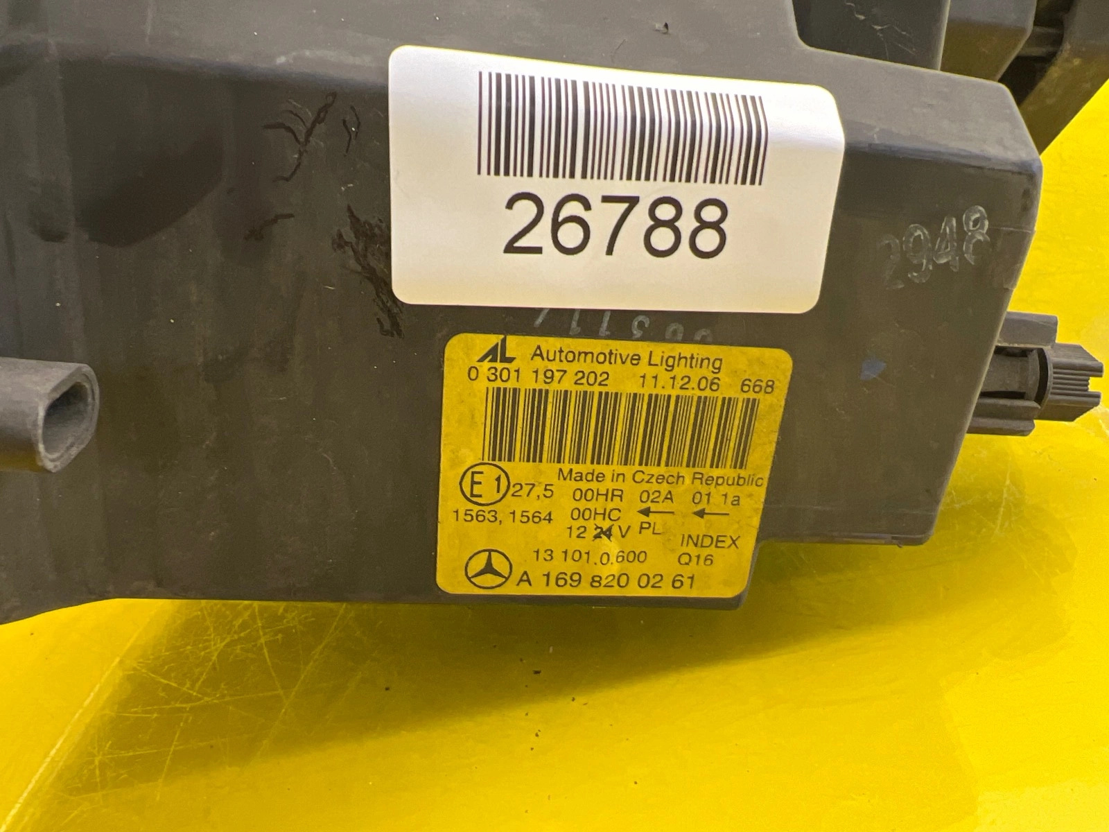 Reflektor Lampa Prawa Mercedes W169 A-Klasa A1698200261 Autolamps 2 Reflektor Lampa Prawa Mercedes W169 A-Klasa A1698200261