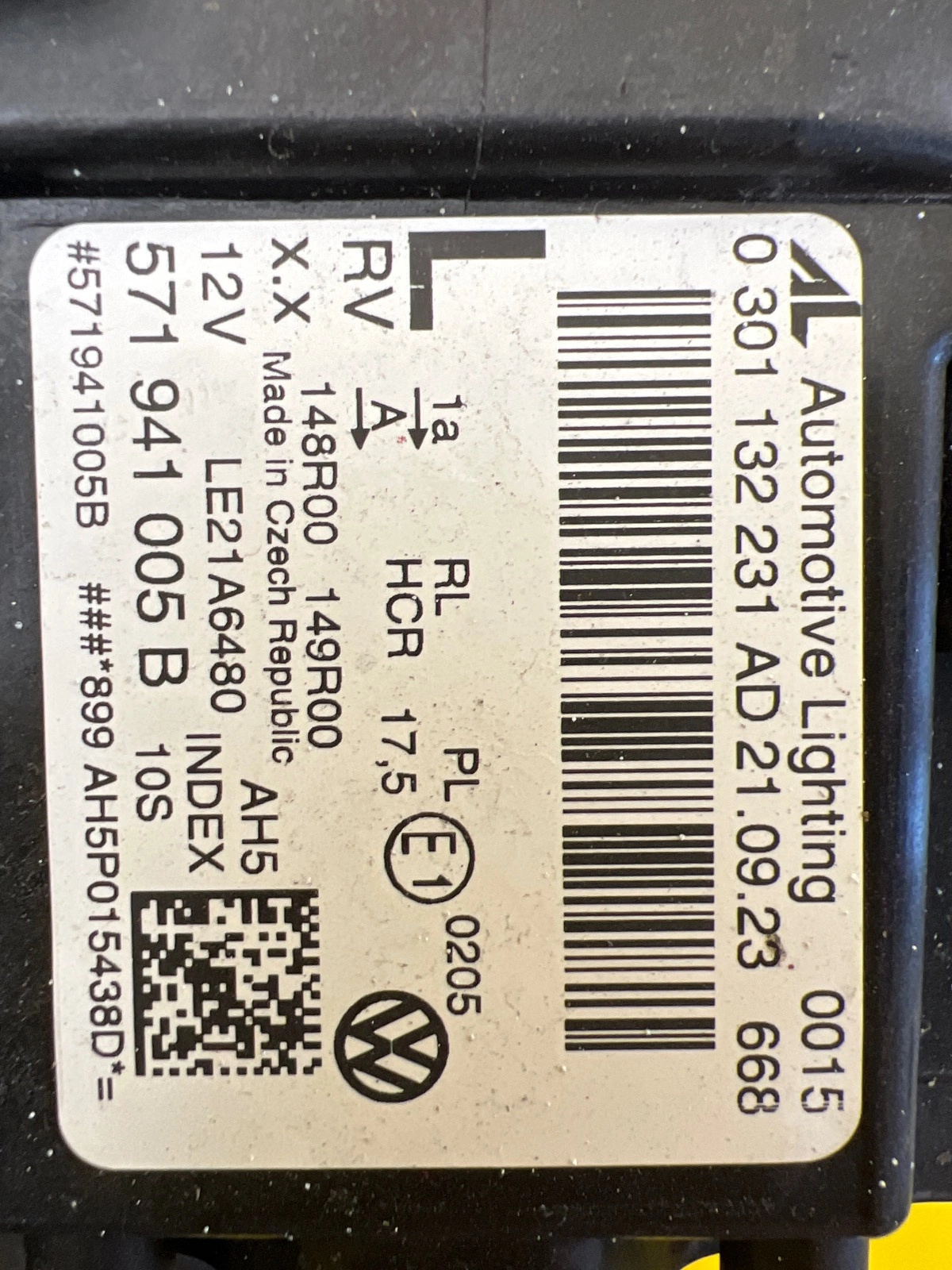 Reflektor Lampa Lewa Przednia VW Tiguan III 3 571 Full Led 2024- 571941005B Autolamps 3 Reflektor Lampa Lewa Przednia VW Tiguan III 3 571 Full Led 2024- 571941005B