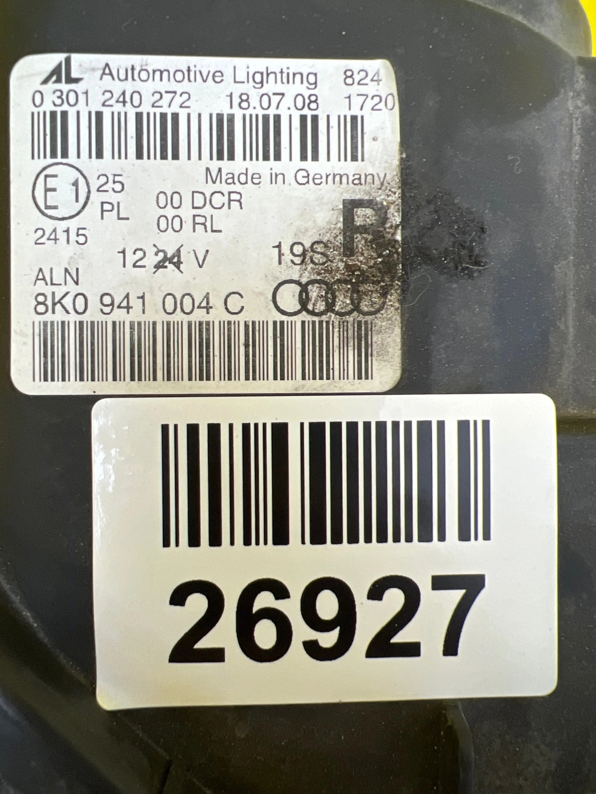 Reflektor Lampa Prawa Audi A4 B8 8K Xenon Nieskrętny 8K0941004C Autolamps 2 Reflektor Lampa Prawa Audi A4 B8 8K Xenon Nieskrętny 8K0941004C