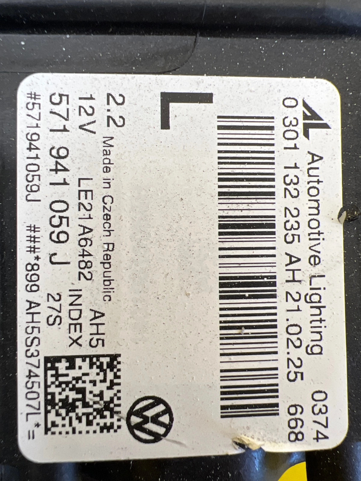 Reflektor Lampa Lewa Przednia VW Tiguan 3 III 571 Full Led 571941059J Autolamps 2 Reflektor Lampa Lewa Przednia VW Tiguan 3 III 571 Full Led 571941059J