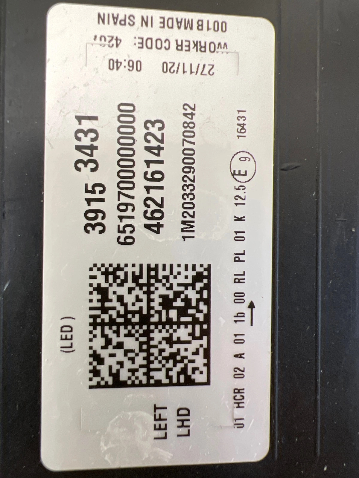 Reflektor Lampa Lewa Opel Crossland X 17- Full Led 39153431 Autolamps 2 Reflektor Lampa Lewa Opel Crossland X 17- Full Led 39153431