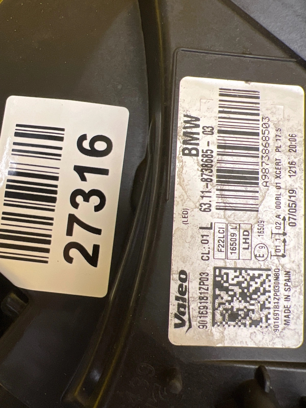 Reflektor Lampa Lewa BMW 2 F22 F23 Lift Adaptive Led 8738685-03 Autolamps 2 Reflektor Lampa Lewa BMW 2 F22 F23 Lift Adaptive Led 8738685-03