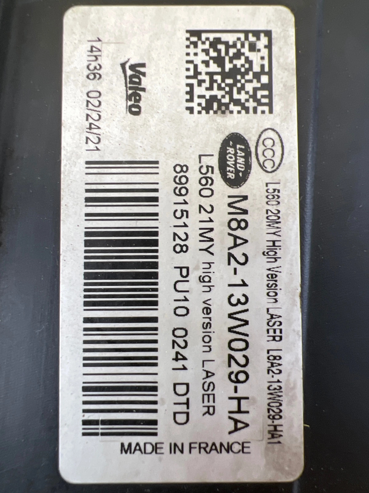 Reflektor Lampa Prawa Range Rover Velar Lift Laser High Version Full Led M8A2-13W029-HA Autolamps 2 Reflektor Lampa Prawa Range Rover Velar Lift Laser High Version Full Led M8A2-13W029-HA