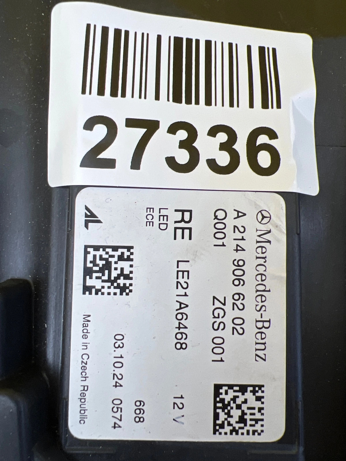 Reflektor Lampa Prawa Mercedes W214 Digital Light A2149066202 Autolamps 2 Reflektor Lampa Prawa Mercedes W214 Digital Light A2149066202