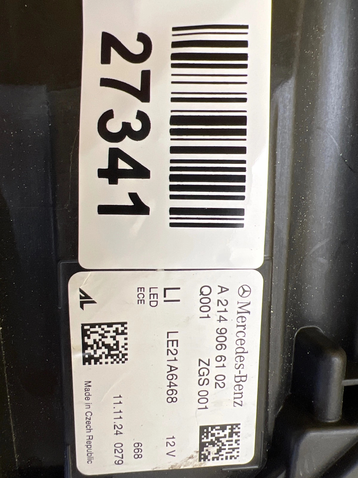 Reflektor Lampa Lewa Mercedes W214 Digital Light A2149066102 Autolamps 2 Reflektor Lampa Lewa Mercedes W214 Digital Light A2149066102