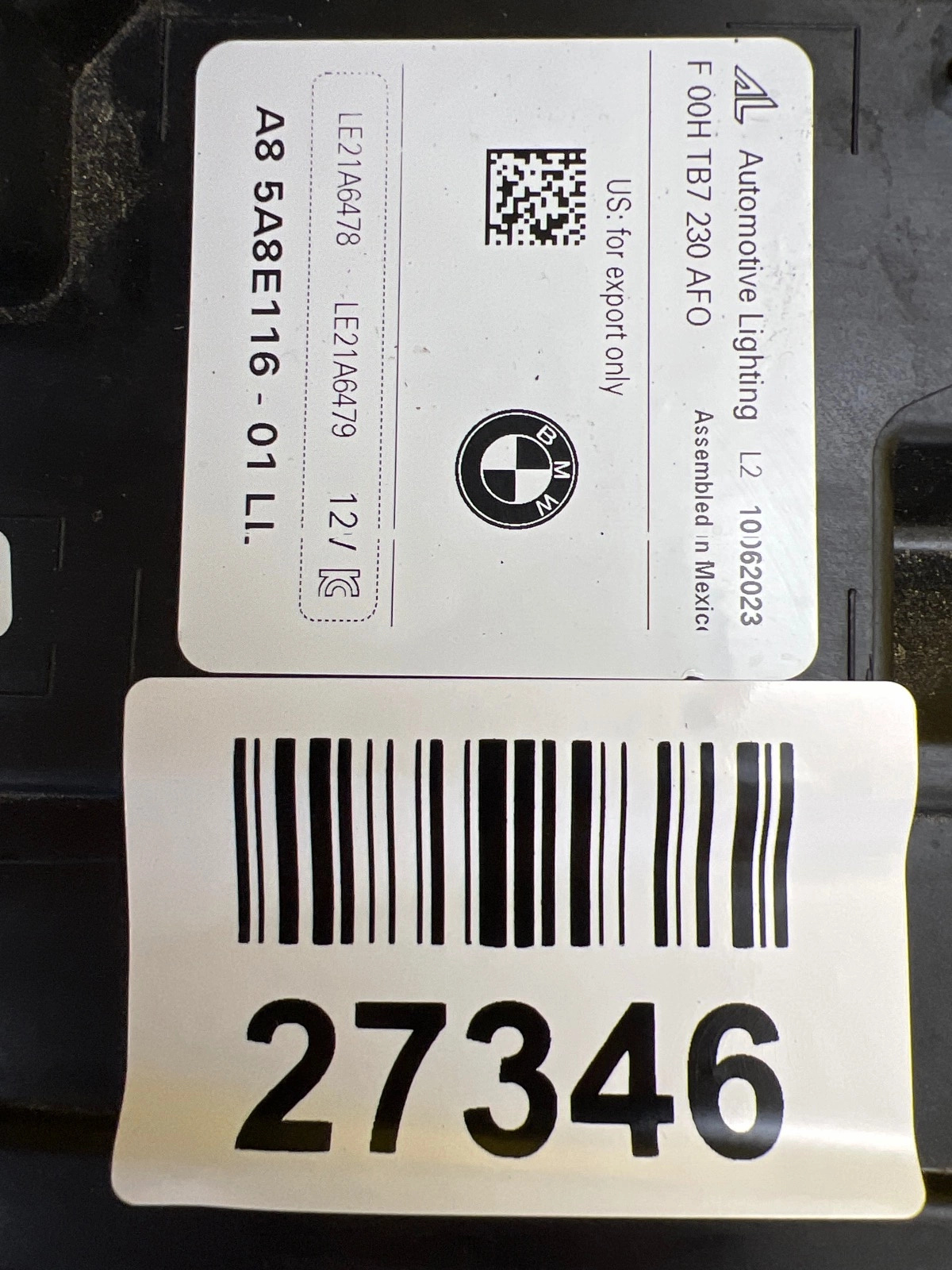 Reflektor Lampa Prawa BMW X5 G05 X6 G06 Lift Adaptive Laser Shadow Line Full Led 5A8E116-01 Autolamps 2 Reflektor Lampa Prawa BMW X5 G05 X6 G06 Lift Adaptive Laser Shadow Line Full Led 5A8E116-01