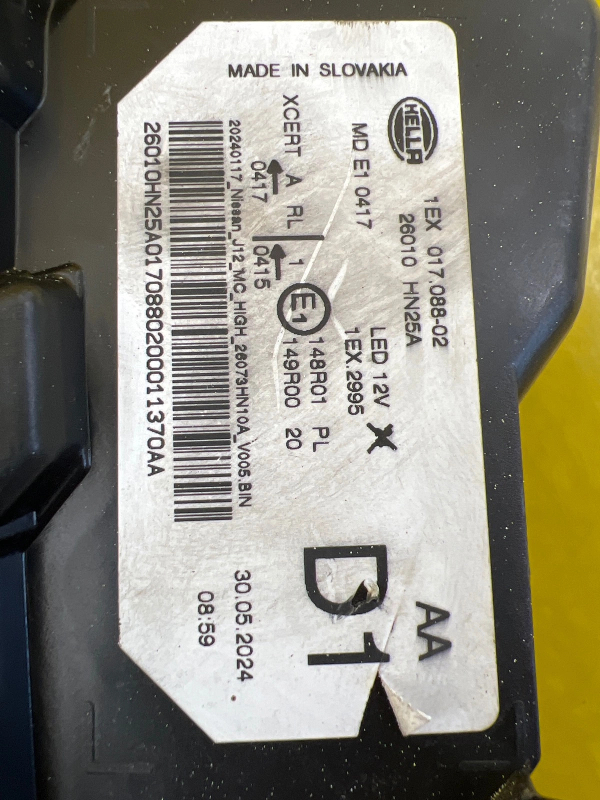 Reflektor Lampa Prawa Przednia Nissan Qashqai III J12 Lift Full Led 2024- 26010HN25A Autolamps 2 Reflektor Lampa Prawa Przednia Nissan Qashqai III J12 Lift Full Led 2024- 26010HN25A