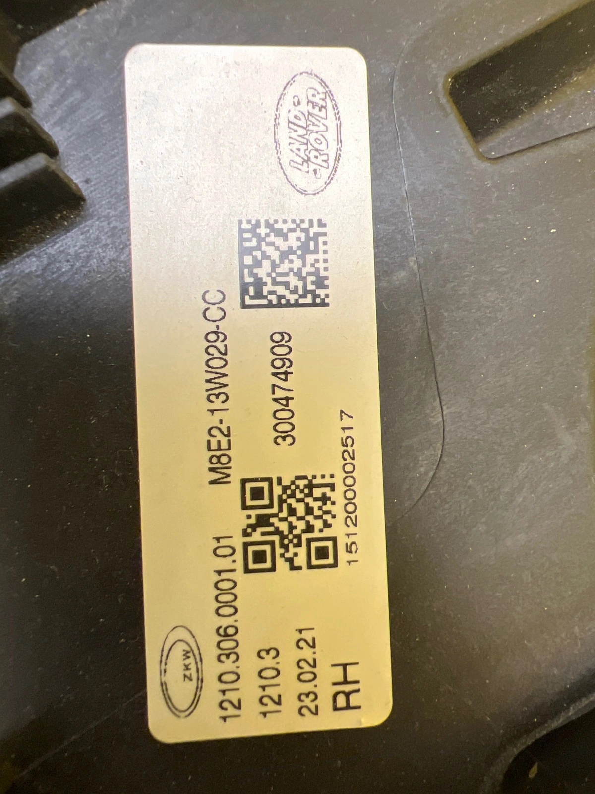 Reflektor Lampa Prawa Range Rover L460 Full Led M8E2-13W029-CC Autolamps 2 Reflektor Lampa Prawa Range Rover L460 Full Led M8E2-13W029-CC