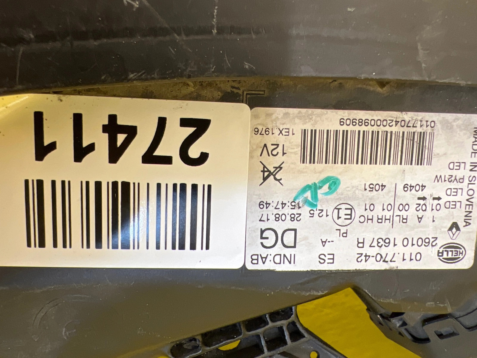 Reflektor Lampa Prawa Renault Kadjar Full Led 260101637R Autolamps 2 Reflektor Lampa Prawa Renault Kadjar Full Led 260101637R