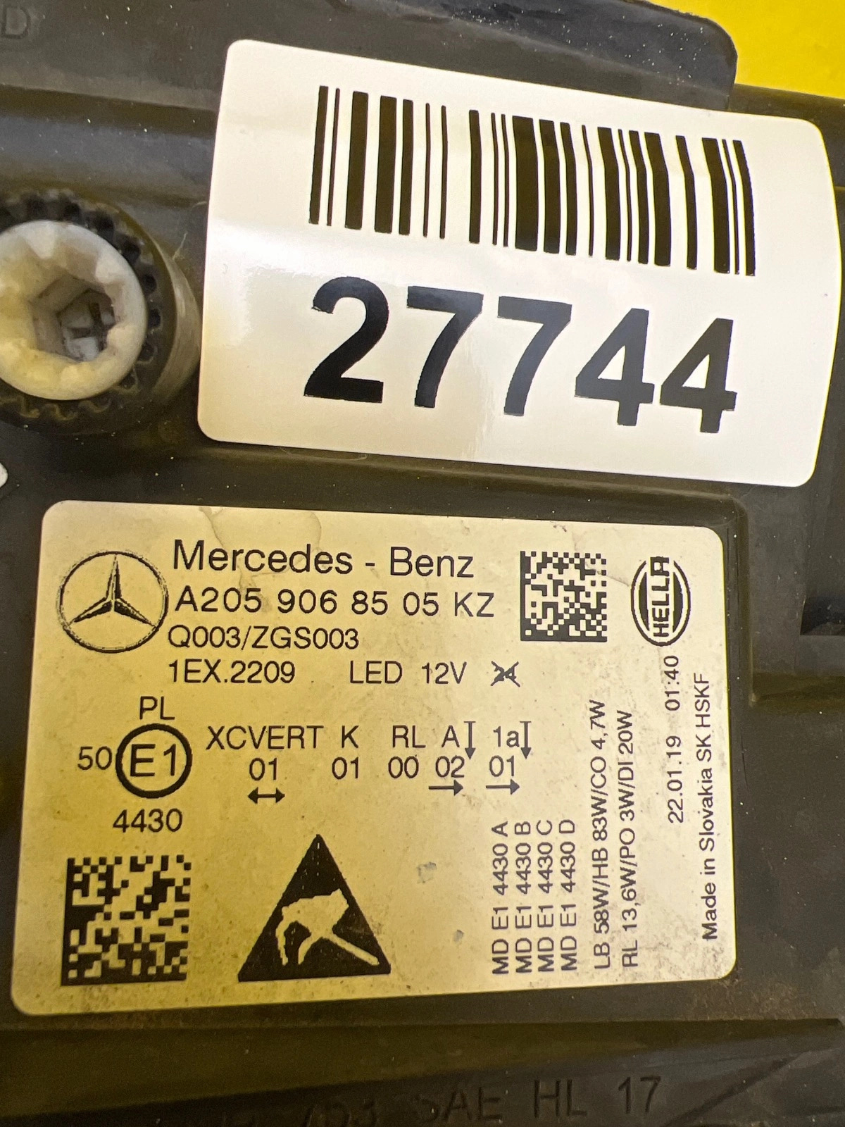 Reflektor Lampa Lewa Mercedes W205 Lift Multibeam A2059068505 Autolamps 2 Reflektor Lampa Lewa Mercedes W205 Lift Multibeam A2059068505