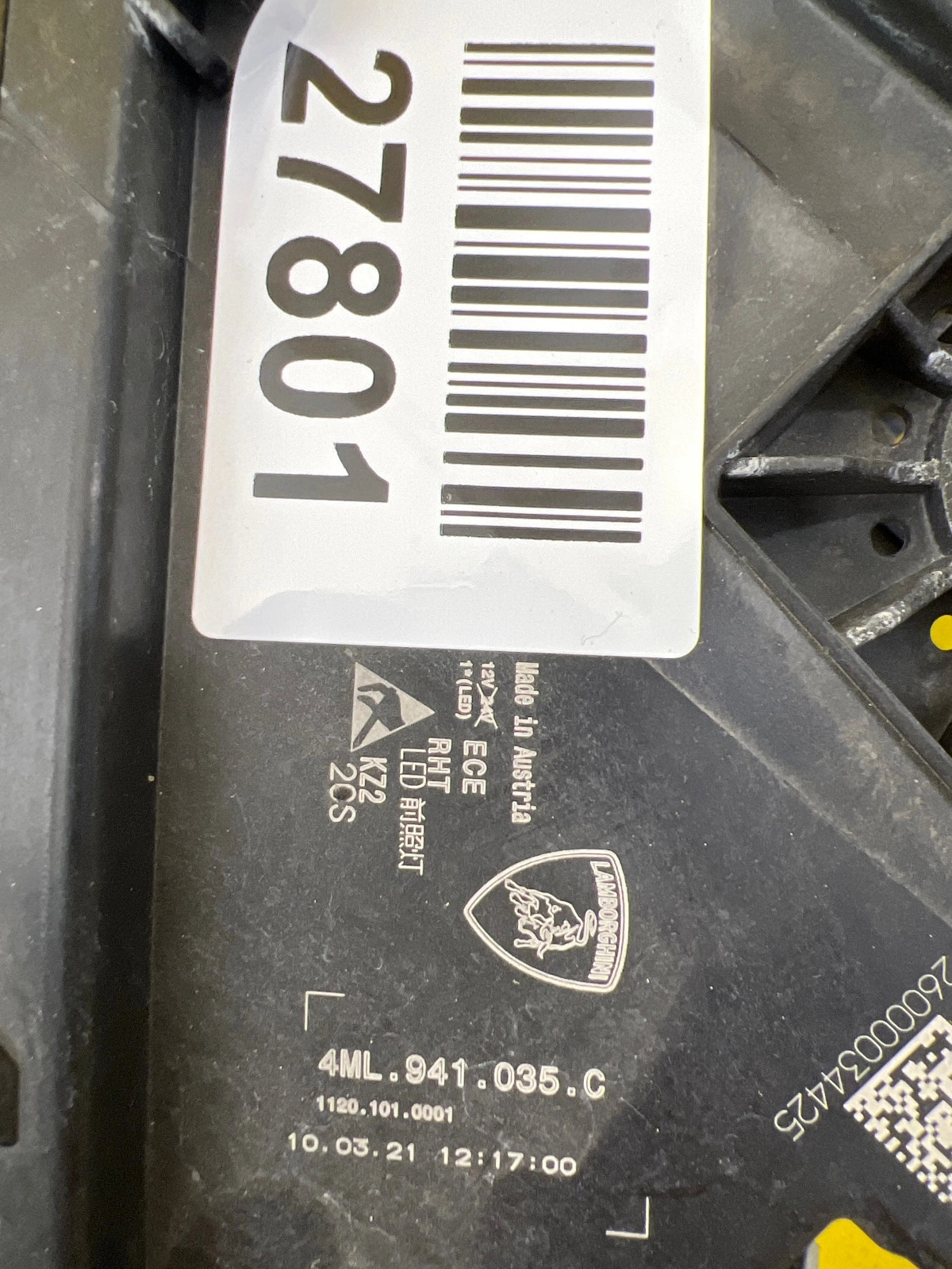 Reflektor Lampa Lewa Lamborghini Urus Full Led Matrix 4ML941035C Autolamps 2 Reflektor Lampa Lewa Lamborghini Urus Full Led Matrix 4ML941035C