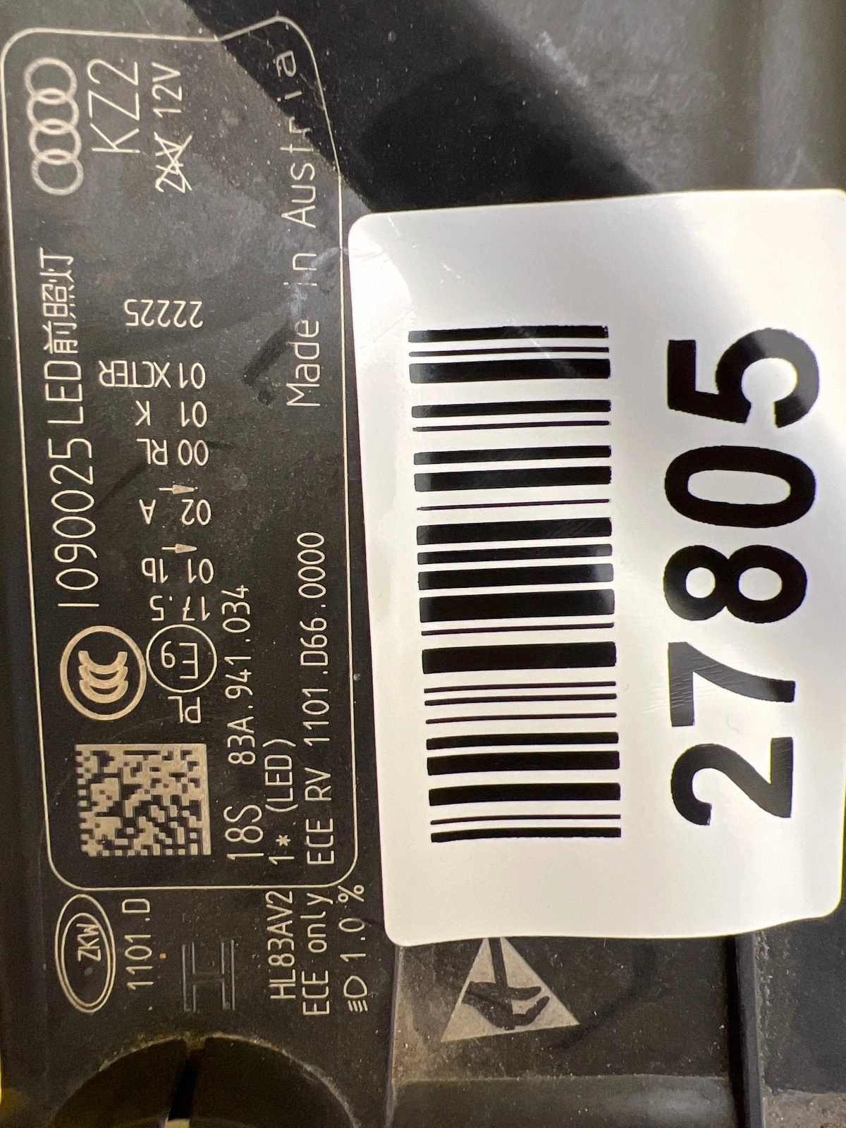 Reflektor Lampa Prawa Audi Q3 2 II 83A LED 83A941034 Autolamps 2 Reflektor Lampa Prawa Audi Q3 2 II 83A LED 83A941034